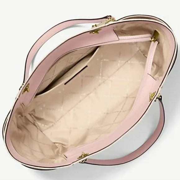 Michael Kors Jet Set Large Color-Block Signature Logo Tote Bag - MSRP $398 - Picture 6 of 9